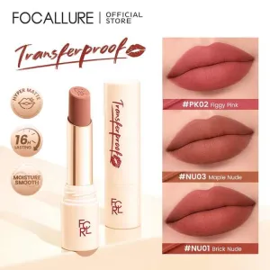 أحمر شفاه FOCALLURE هدية ماكياج أحمر شفاه تلوين حريري مستمر مقاوم للماء غير الكراكFOCALLURE Lipstick Gift Makeup Lipstick Long Lasting Silky Lipstick Waterproof Non-Crack