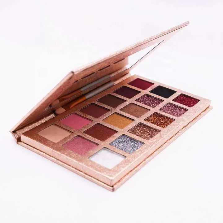 علبة ظلال عيون معدنية احترافية   Label Metal Eyeshadow