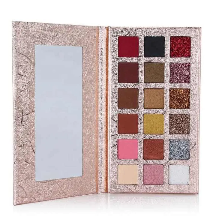 علبة ظلال عيون معدنية احترافية   Label Metal Eyeshadow