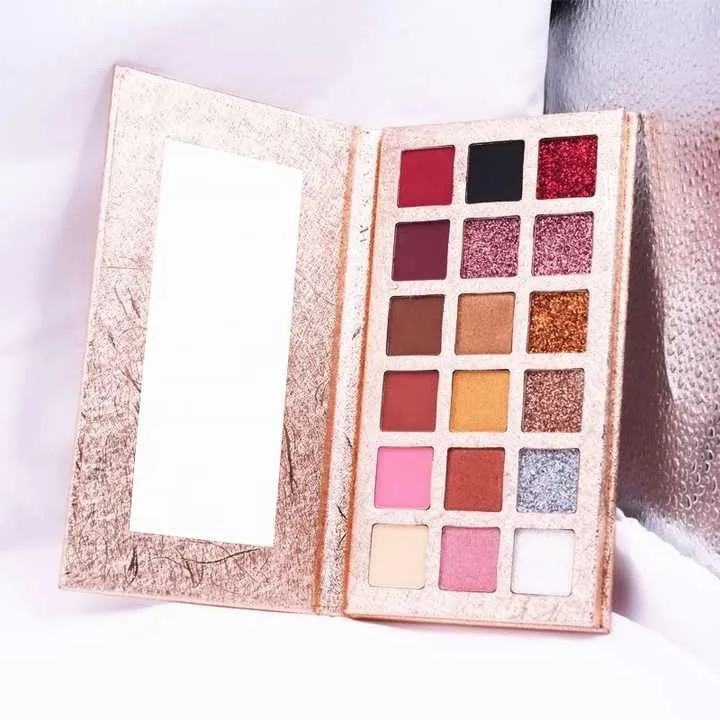 علبة ظلال عيون معدنية احترافية   Label Metal Eyeshadow