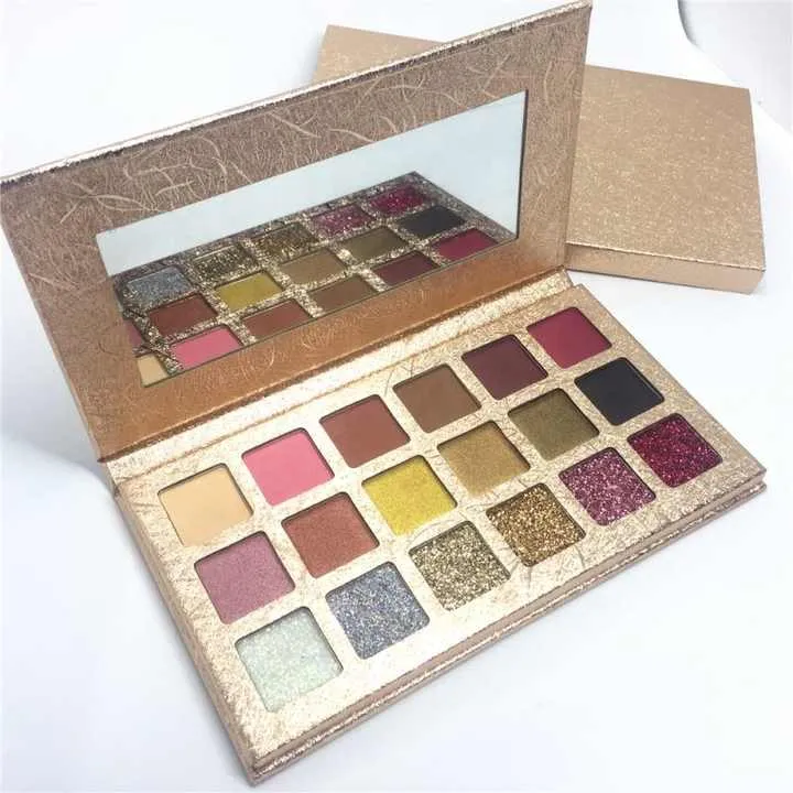 علبة ظلال عيون معدنية احترافية   Label Metal Eyeshadow