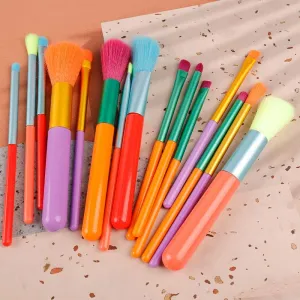 15-Piece Candy Gradient Makeup Brush Set