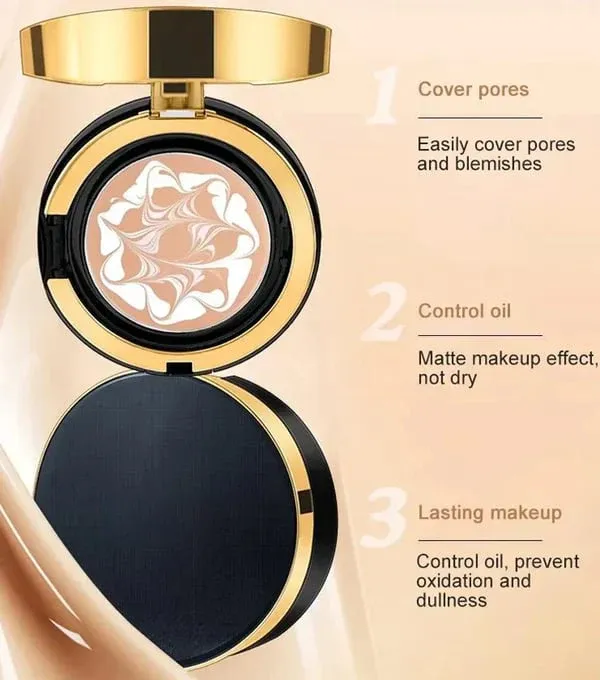 2024 Nieuwe Drie -Color Pull Bloem Concealer Vochtinbrengende Essentie Water Crme
