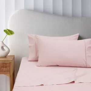 400TC Blush Bamboo Cotton Mega/Super Sheet Set | 50cm Wall | King