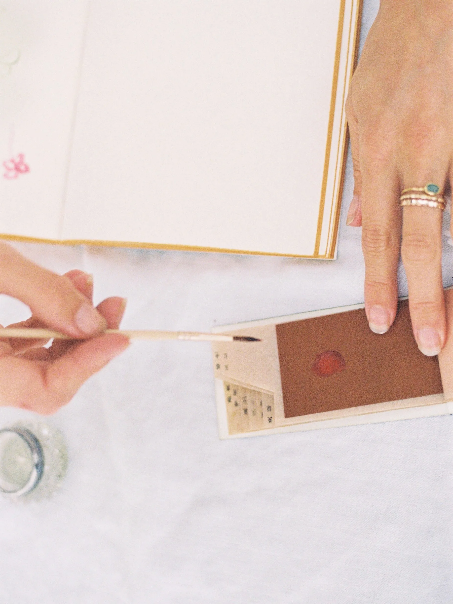Dry Pigment Watercolour Palette Book