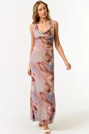 Marble Mesh Dress