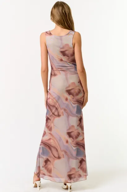 Marble Mesh Dress
