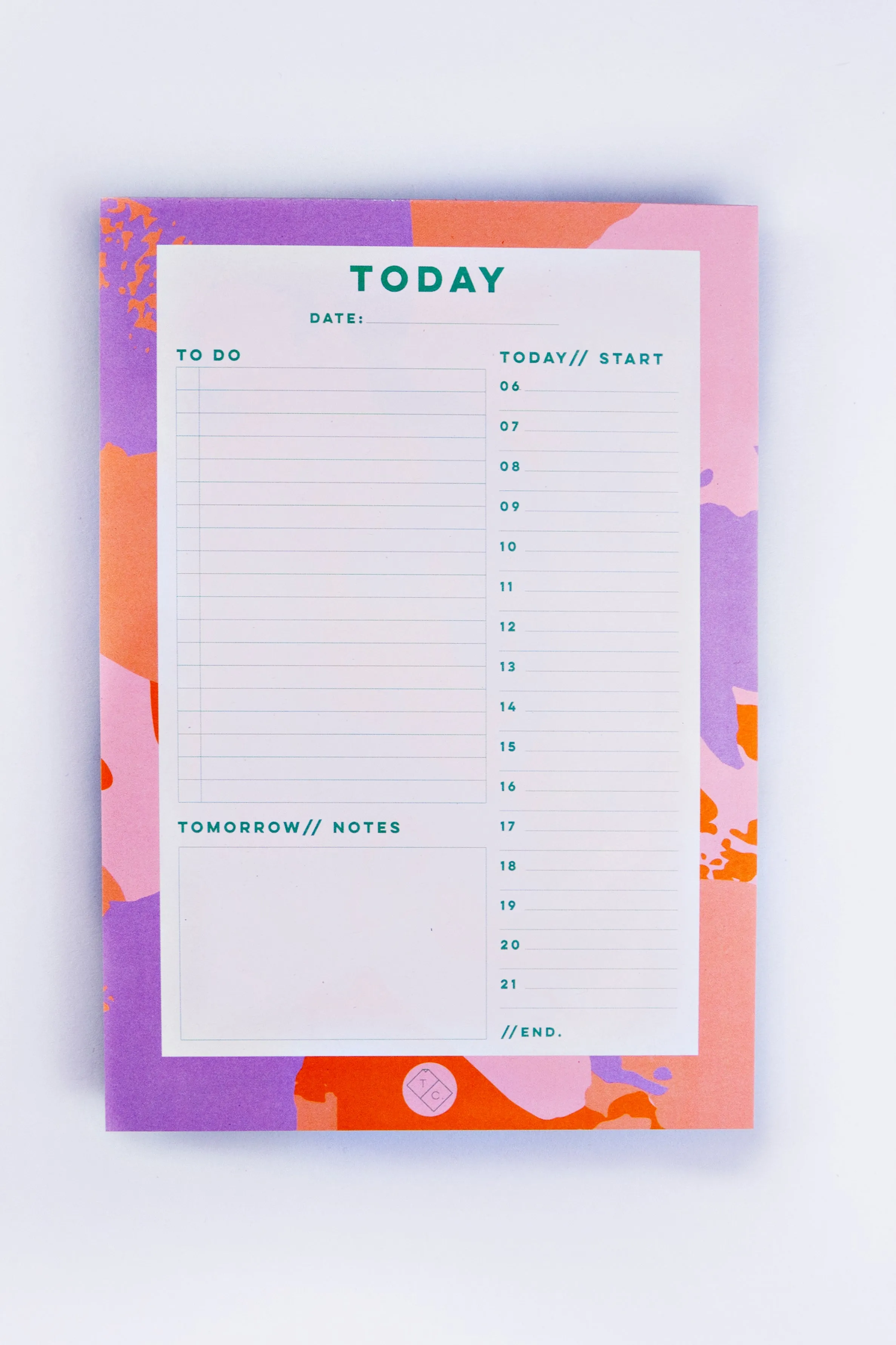 Palette Knife Planner Pad