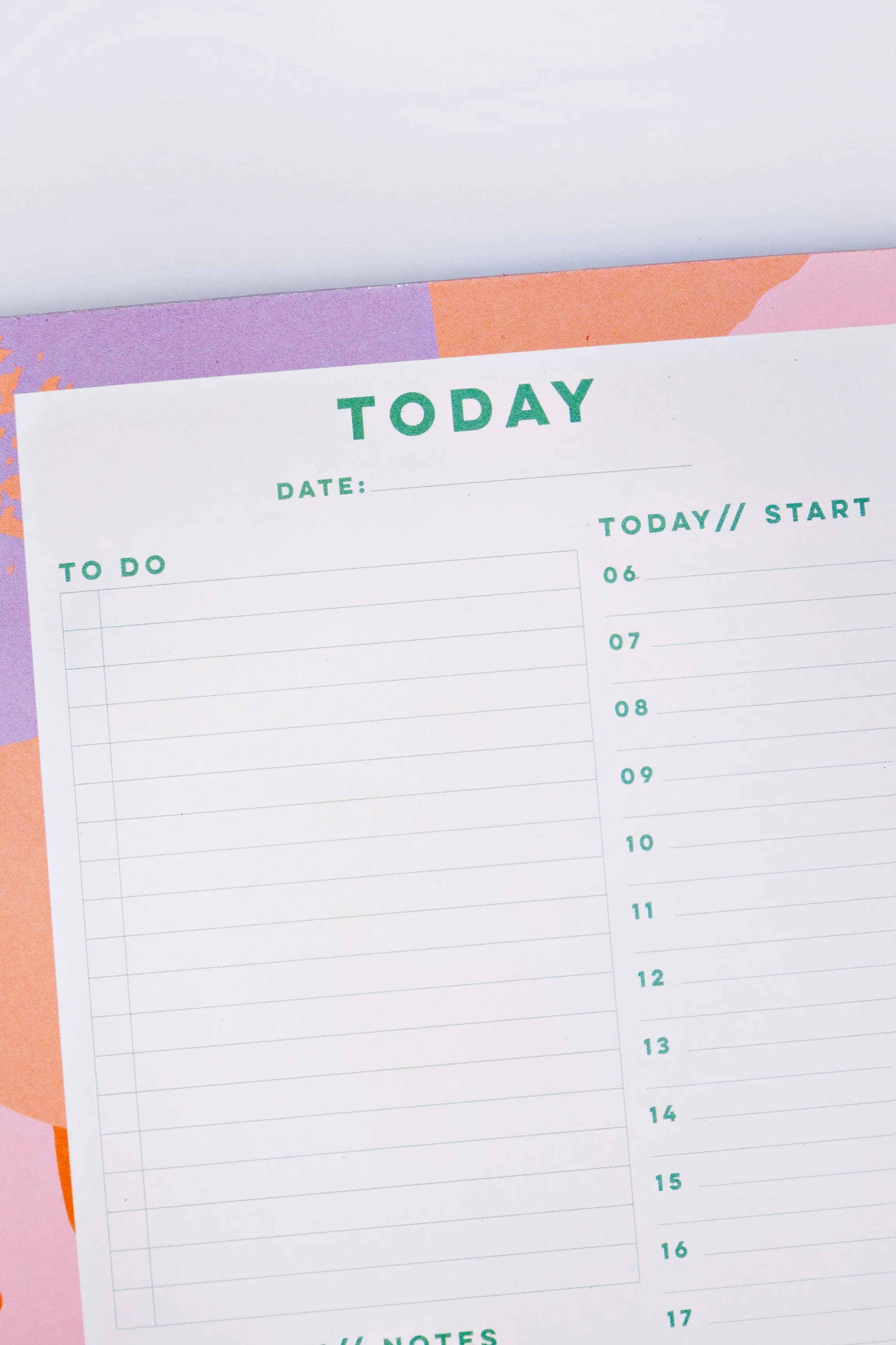 Palette Knife Planner Pad