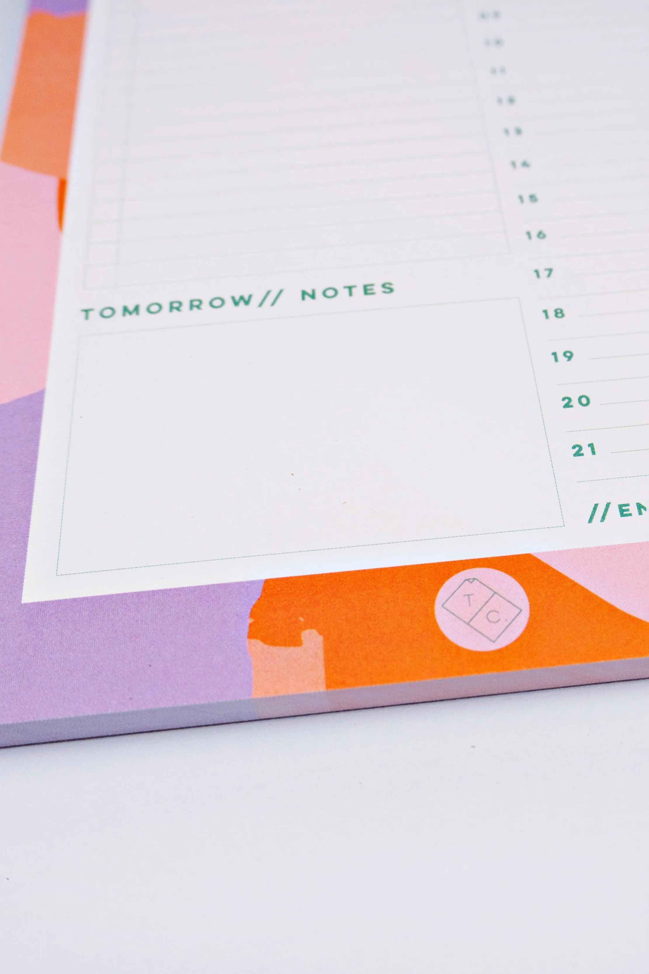 Palette Knife Planner Pad