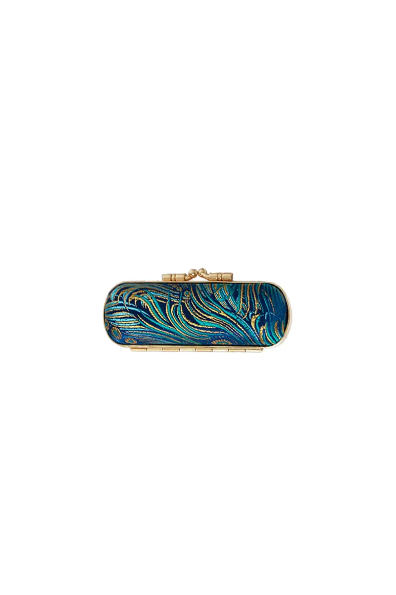 Peacock Lipstick Holder