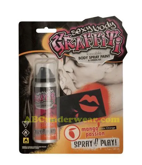 Sexy Body Graffiti Spray Paint