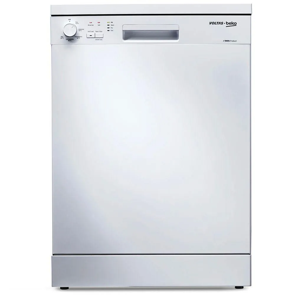 Voltas Beko DF14W 14 Places Setting Full Size Dishwasher (White)