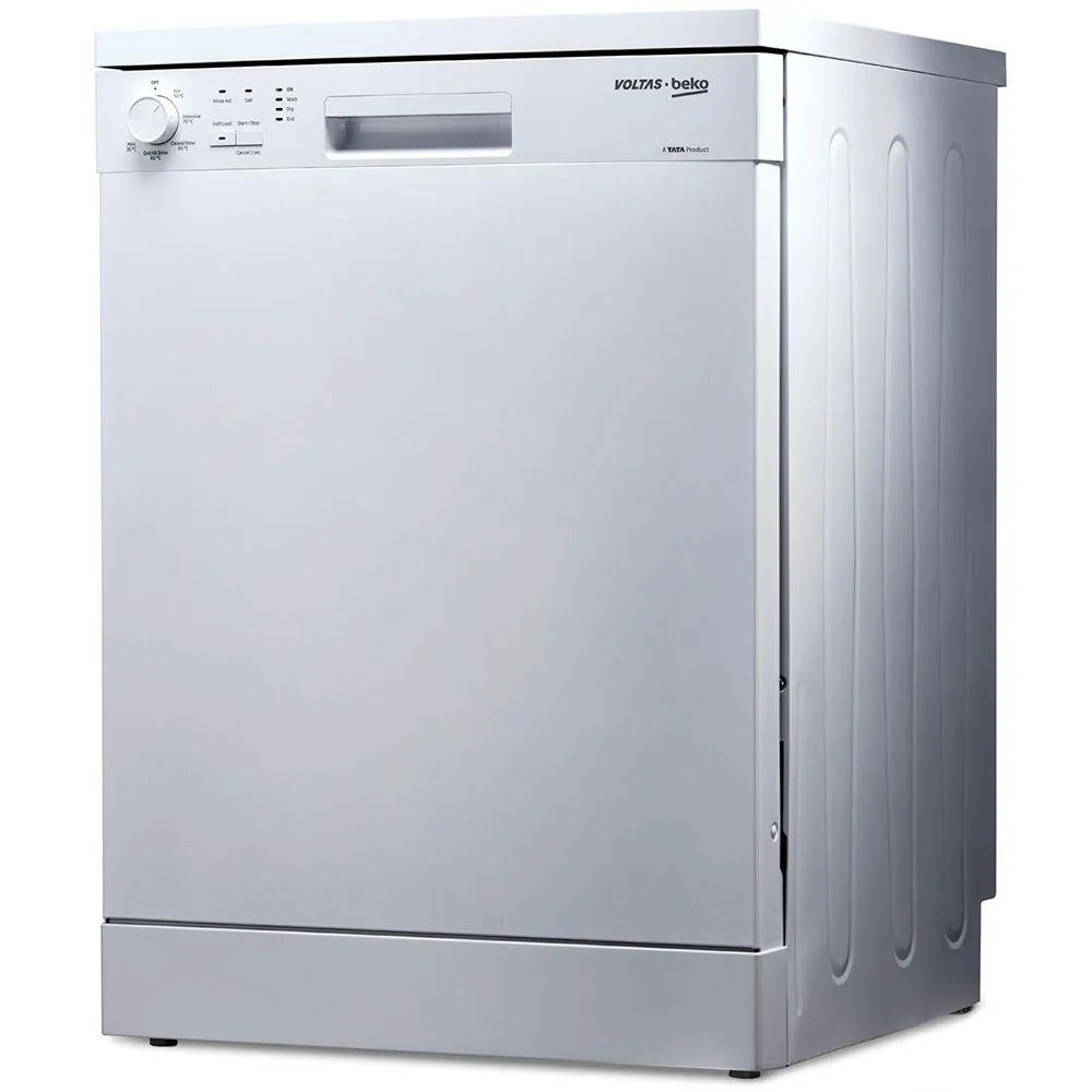 Voltas Beko DF14W 14 Places Setting Full Size Dishwasher (White)