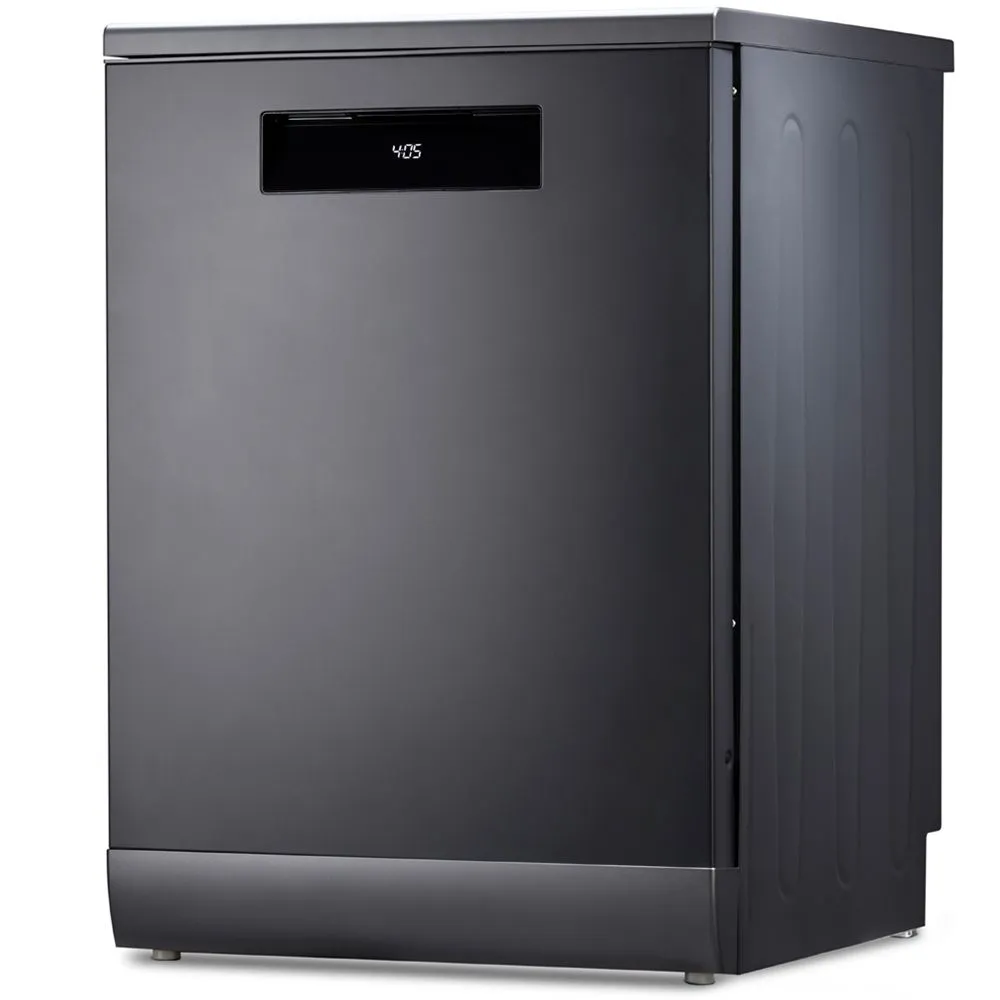 Voltas Beko DF15A 15 Place Setting Dishwasher (Anthracite) | CornerIntense | Wi-Fi Smart Control | ProSmart Inverter Motor | Made in Turkey