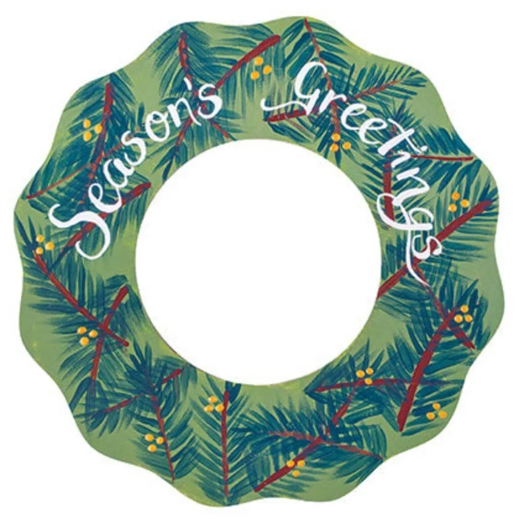Wooden Wreath Pack of 10
