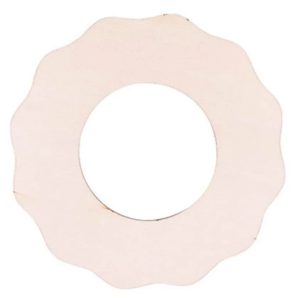Wooden Wreath Pack of 10